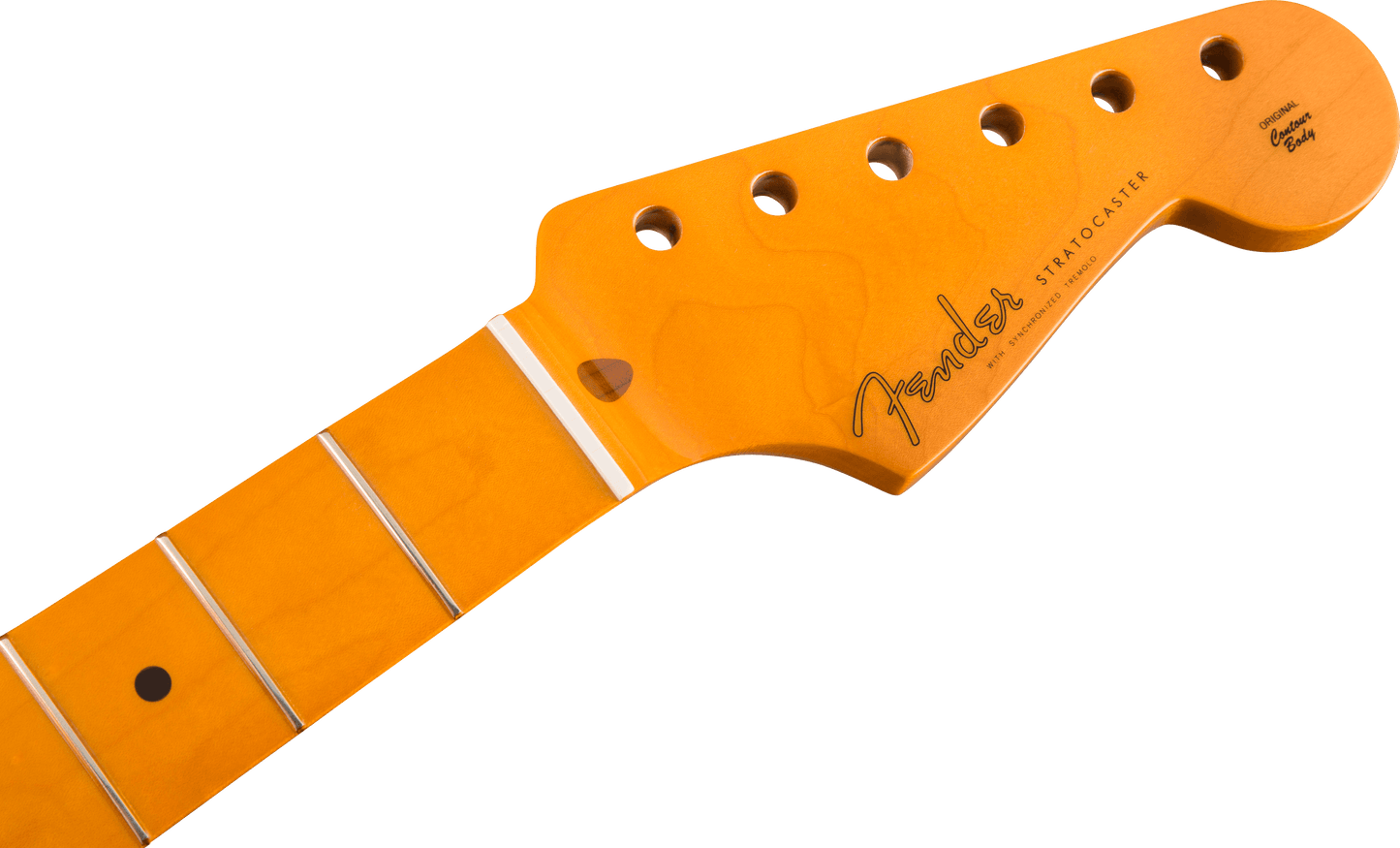 Classic Series '50s Stratocaster® Neck with Lacquer Finish, Soft "V" Shape - Maple Fingerboard