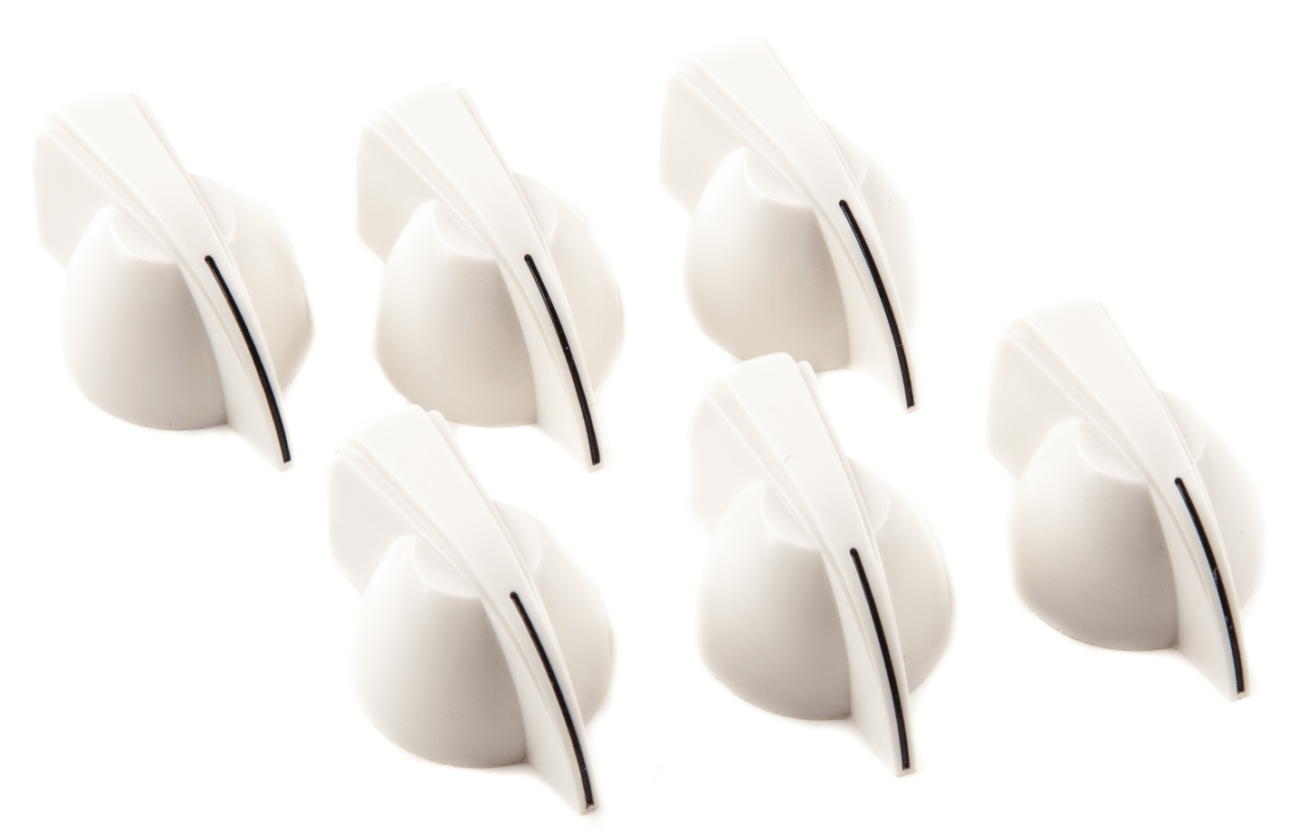 Chicken Head Amplifier Knobs - White