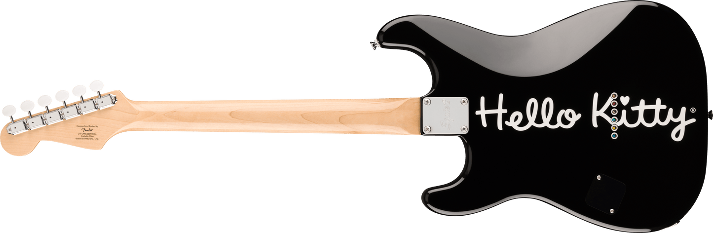 Fender® x Hello Kitty® Black Stratocaster®