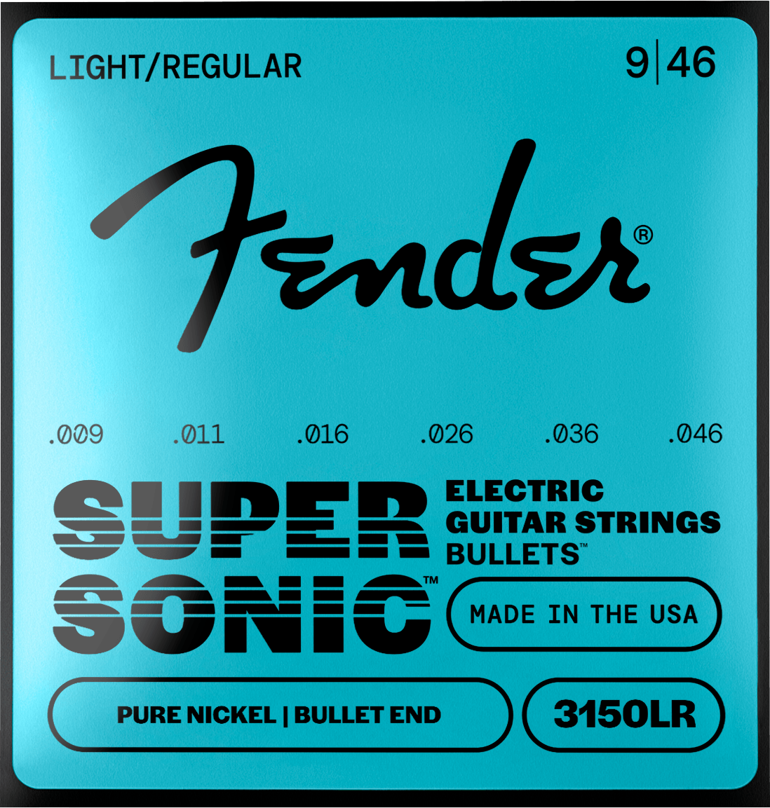 SuperSonic™ Bullets™ 3150 Pure Nickel Guitar Strings