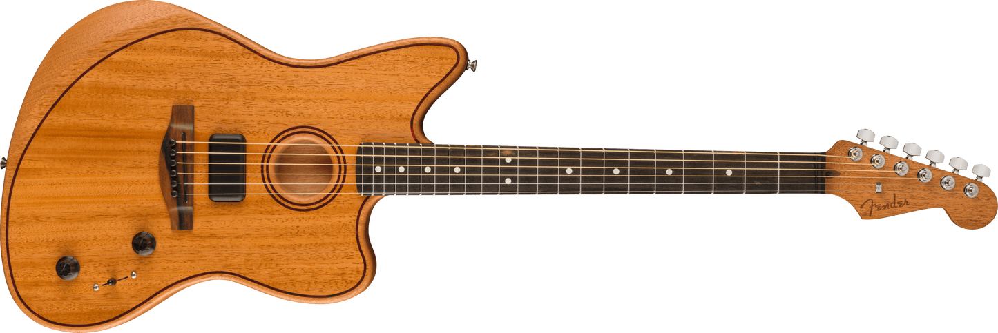 American Acoustasonic® Jazzmaster® All-Mahogany