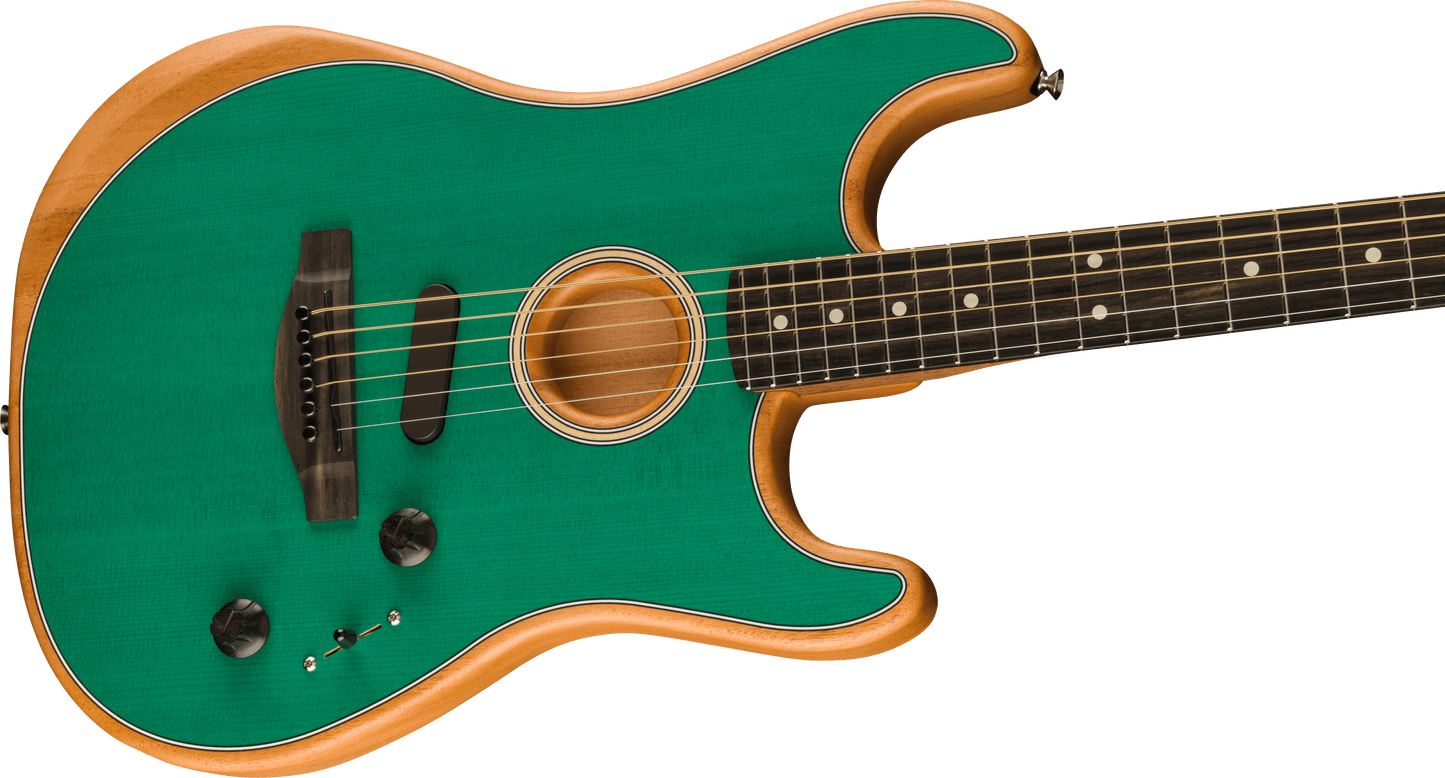 Limited Edition American Acoustasonic® Stratocaster®, Aqua Teal