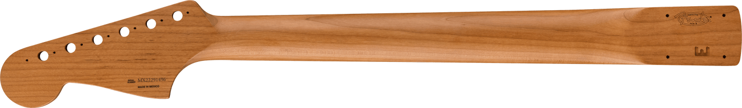 Roasted Jazzmaster Neck, Block Inlays, 22 Medium Jumbo Frets, 9.5" Radius, Modern C Shape