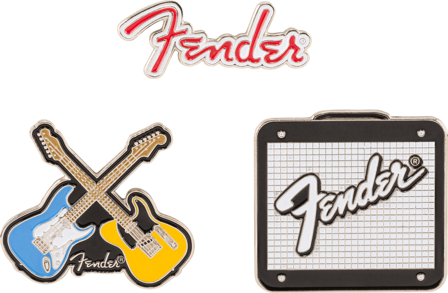 Fender™ Red Logo Enamel Pin