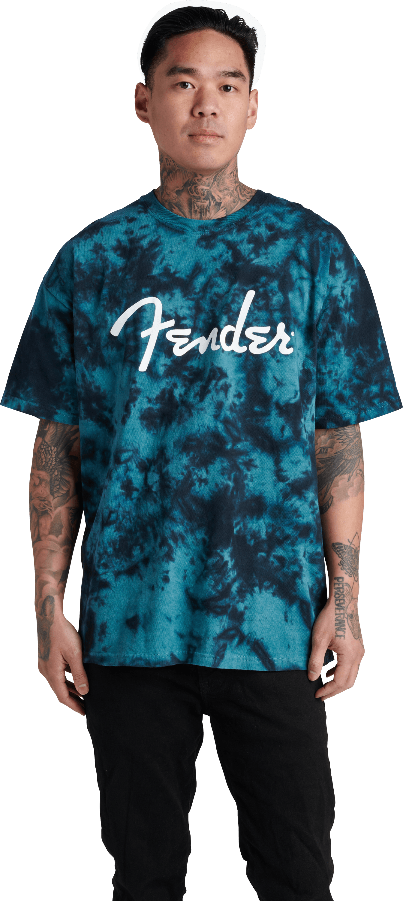 Fender® Spaghetti Logo Tie-Dye T-Shirt