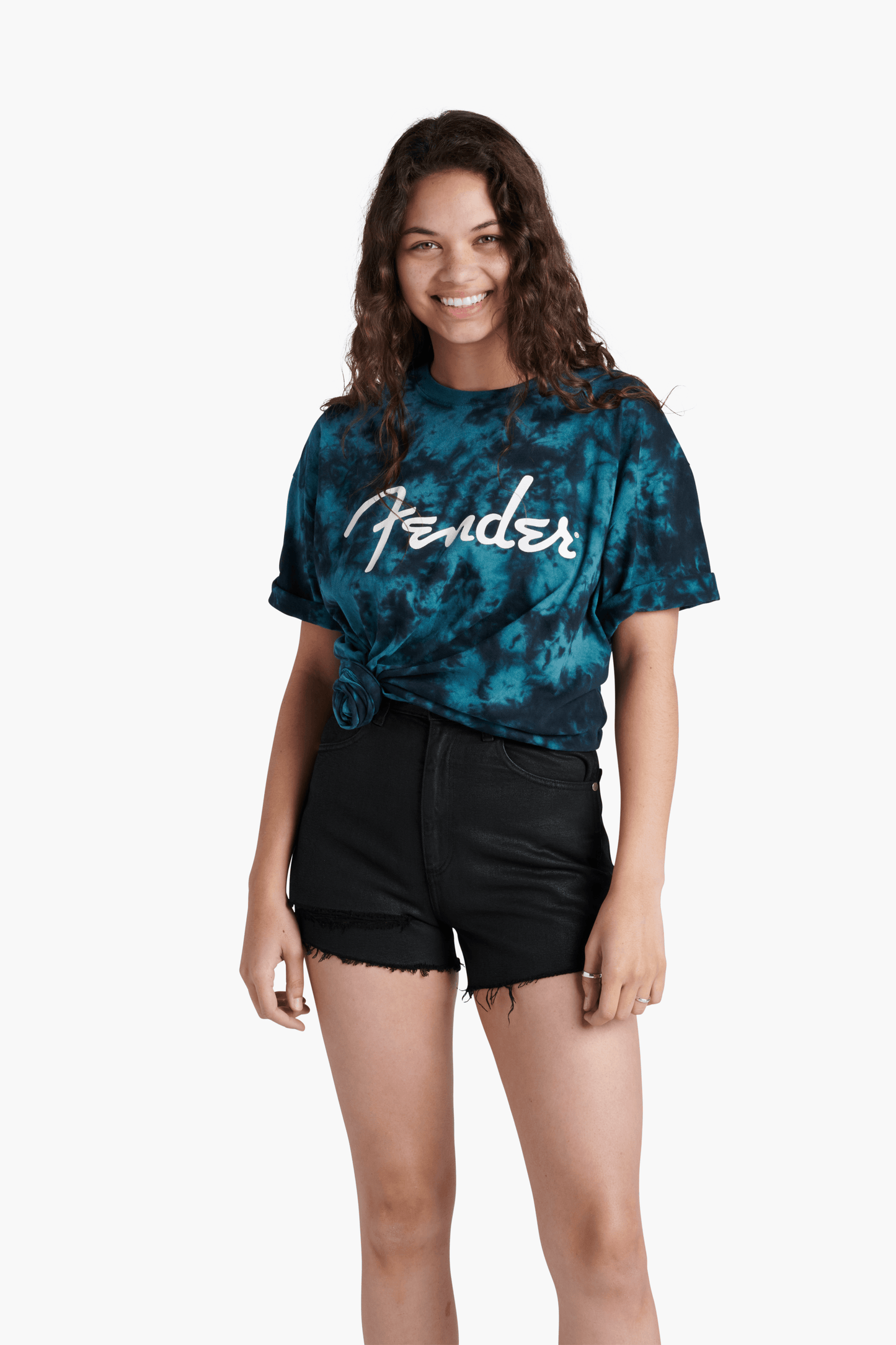 Fender® Spaghetti Logo Tie-Dye T-Shirt