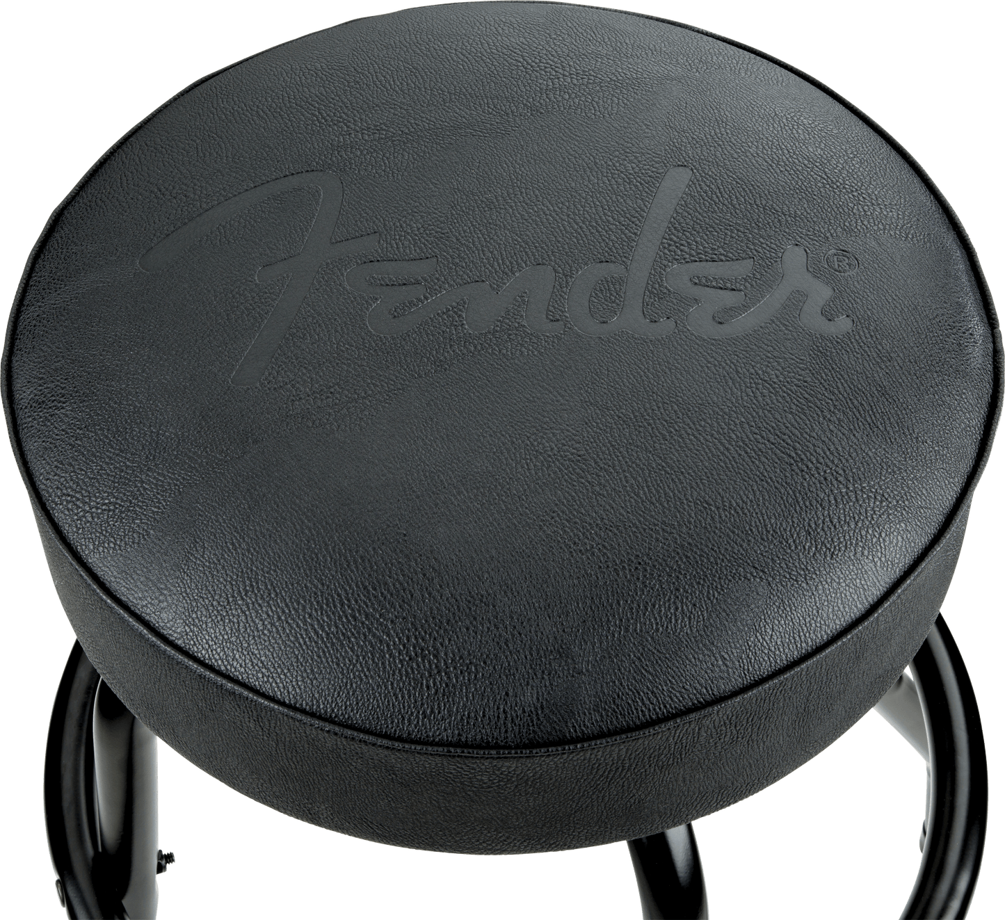 Fender® Embossed Black Logo Barstool, Black